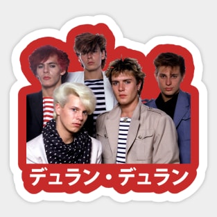 Duran Duran Japanese Sticker